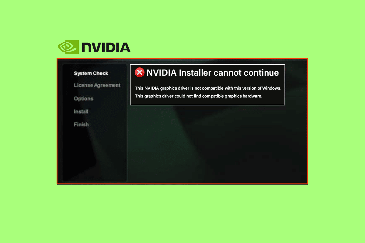 Fix NVIDIA Geforce Not Compatible on Windows 10