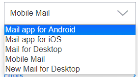 From the drop-down menu choose which Yahoo product you are facing issues with