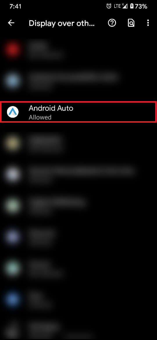 From the list of applications, find any suspicious app, that says ‘allowed’.