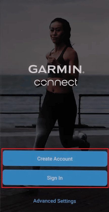 Garmin Connect app - Sign in or Create Account