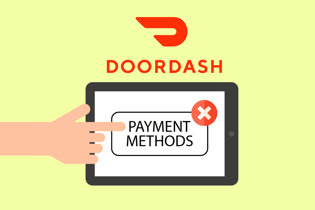Como faço para remover o método de pagamento da conta DoorDash
