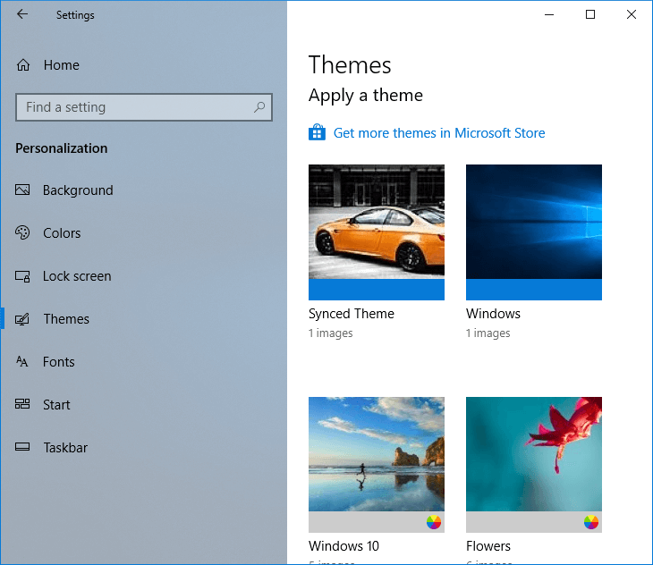 How to Change Theme in Windows 10