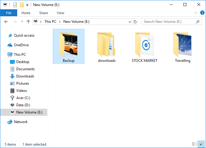 Sut i Newid Llun Ffolder yn Windows 10