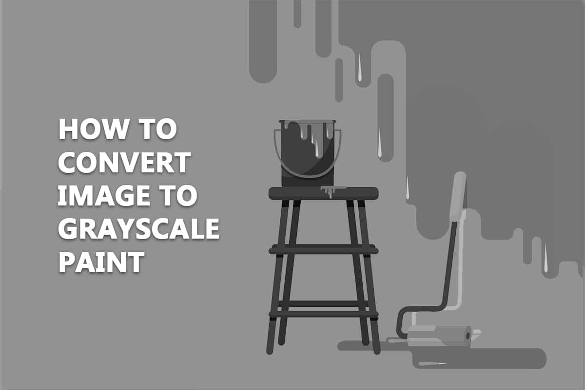 How to Convert Image to Grayscale Paint