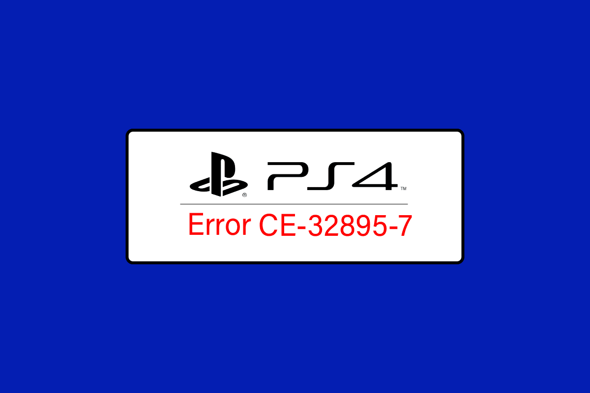 Fix PS4 CE-32895-7 Error