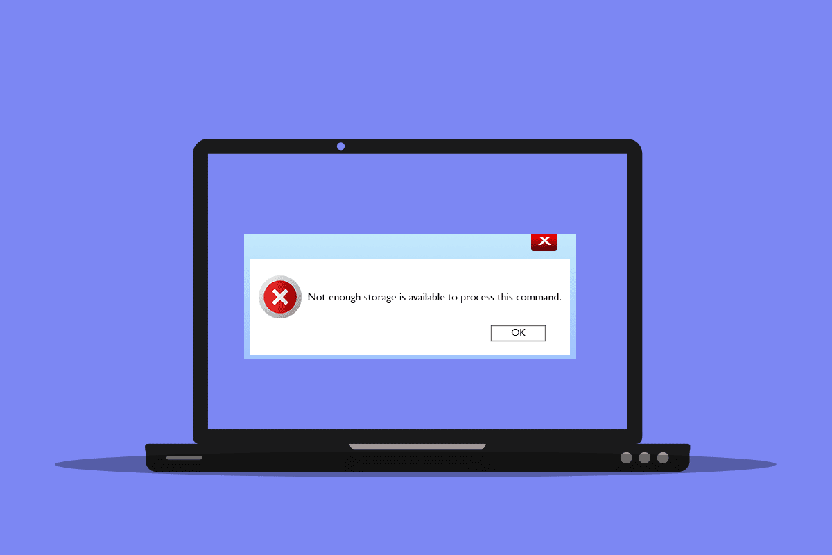 Fix Not Enough Storage is Available to Process this Command