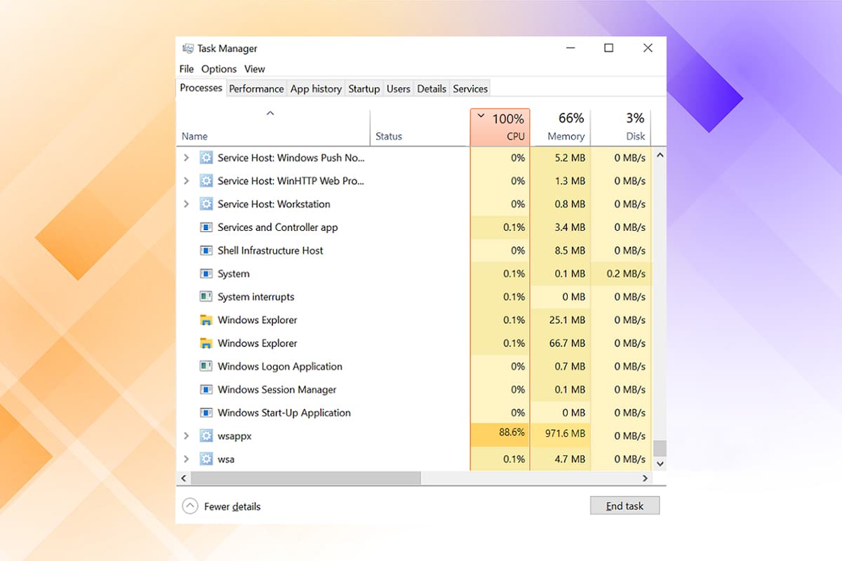 Fix WSAPPX High Disk Usage in Windows 10