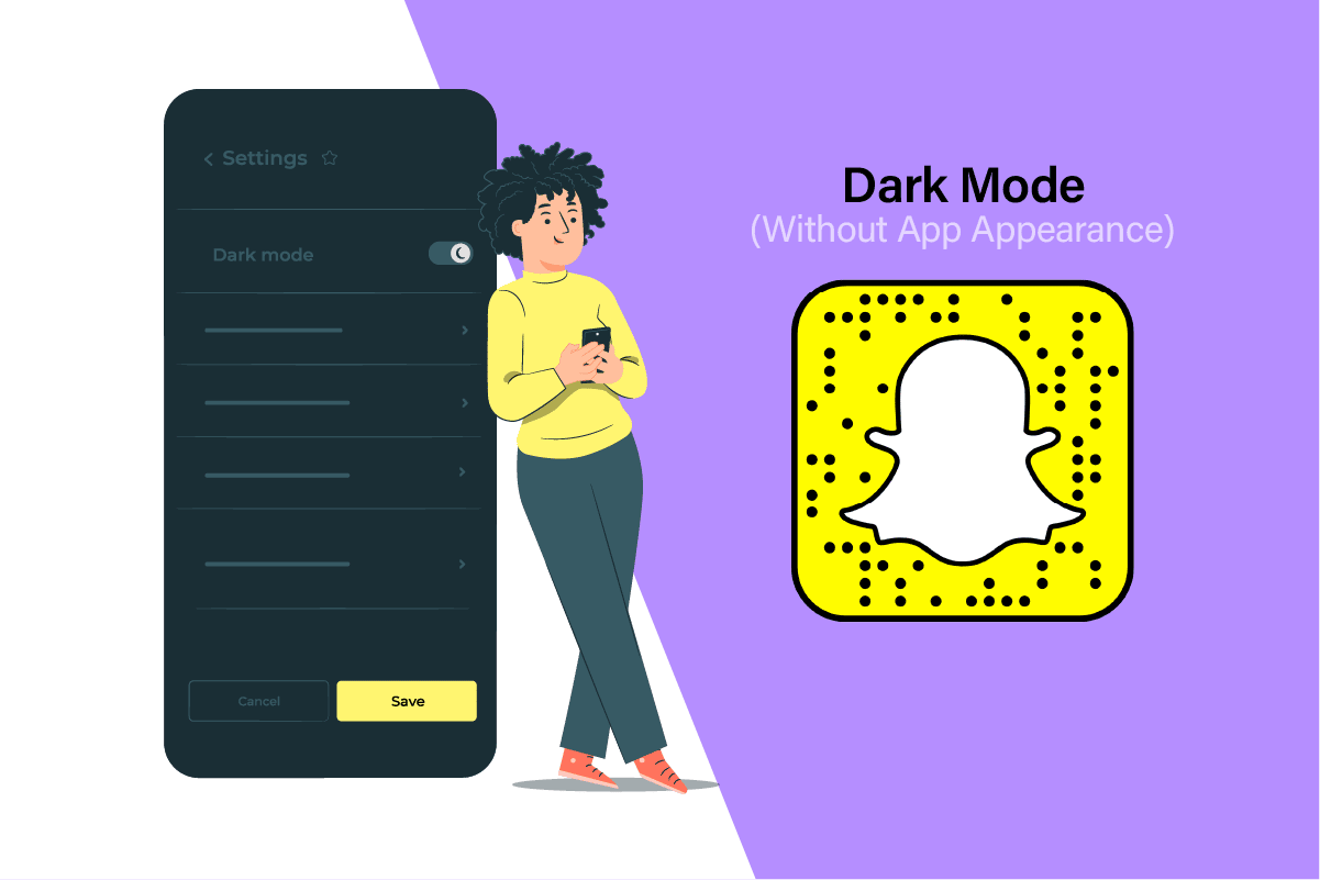 How to Get Dark Mode on Snapchat without App Appearance