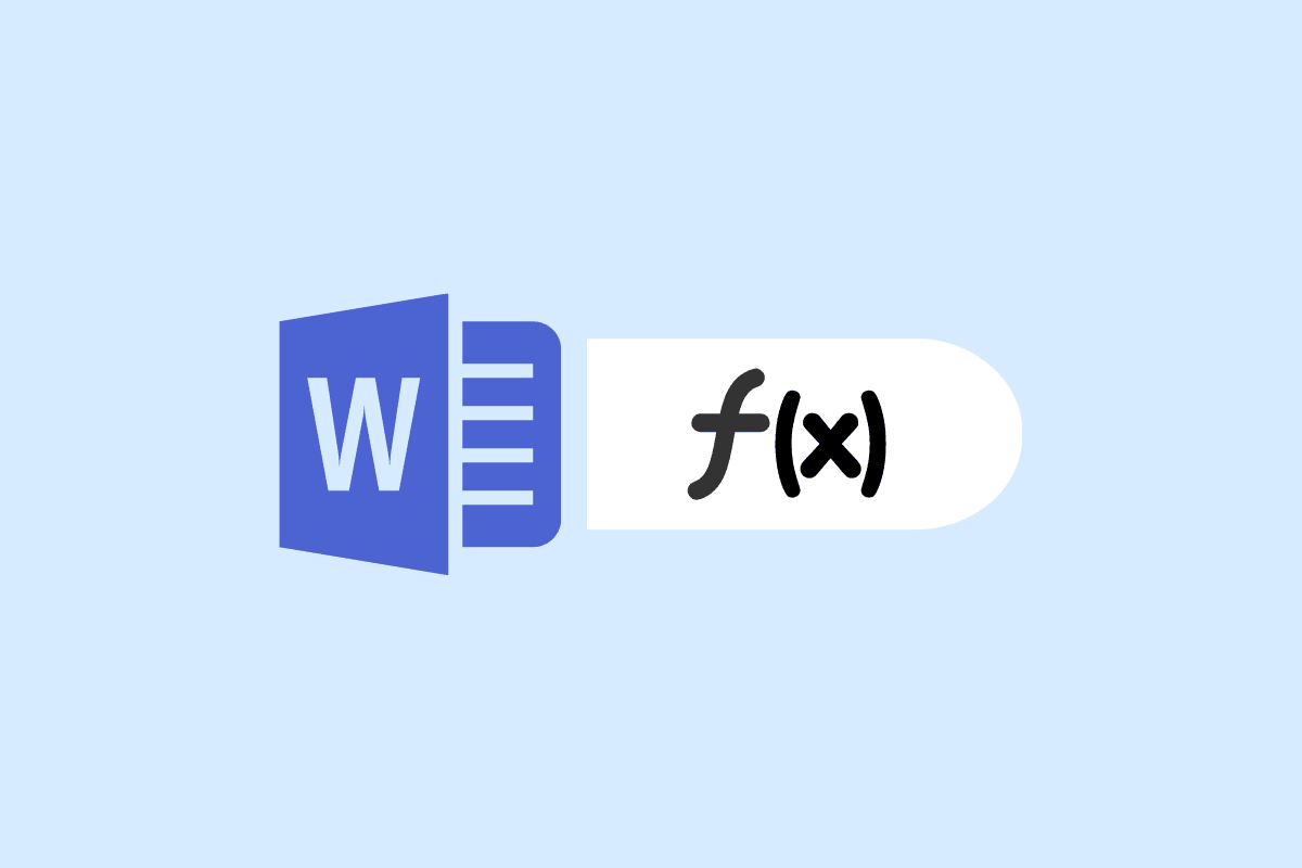 How to Insert Equation in Word