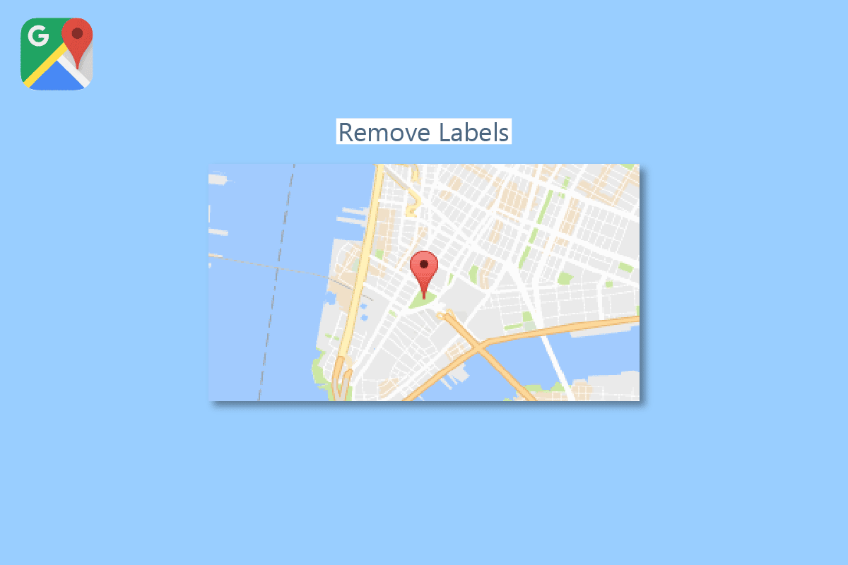 如何從 Google 地圖地圖視圖中刪除標籤