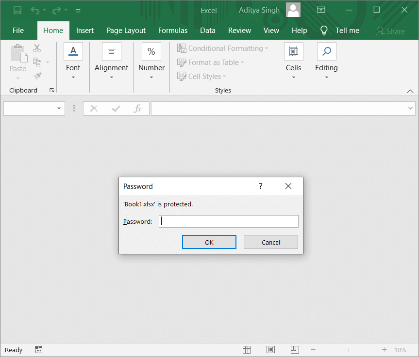 Excel Dosyasından Şifre Nasıl Kaldırılır
