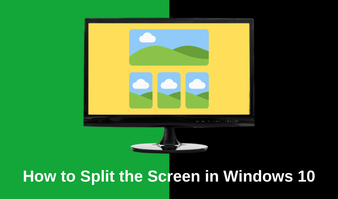 Hoe u het scherm kunt splitsen in Windows 10