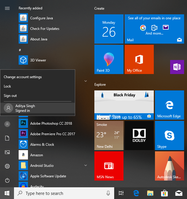 How to Switch User from the Start Menu | 6 Ways to Switch User in Windows 10