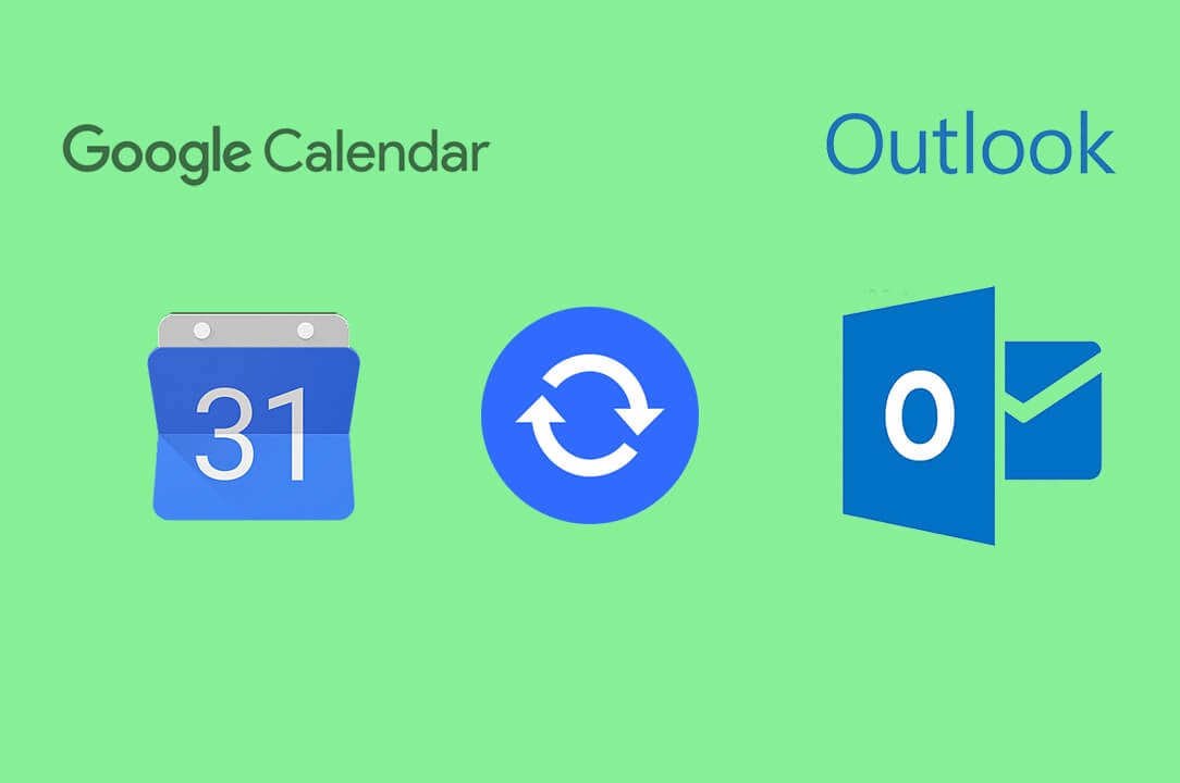 Mar a sioncronaich thu Google Calendar le Outlook