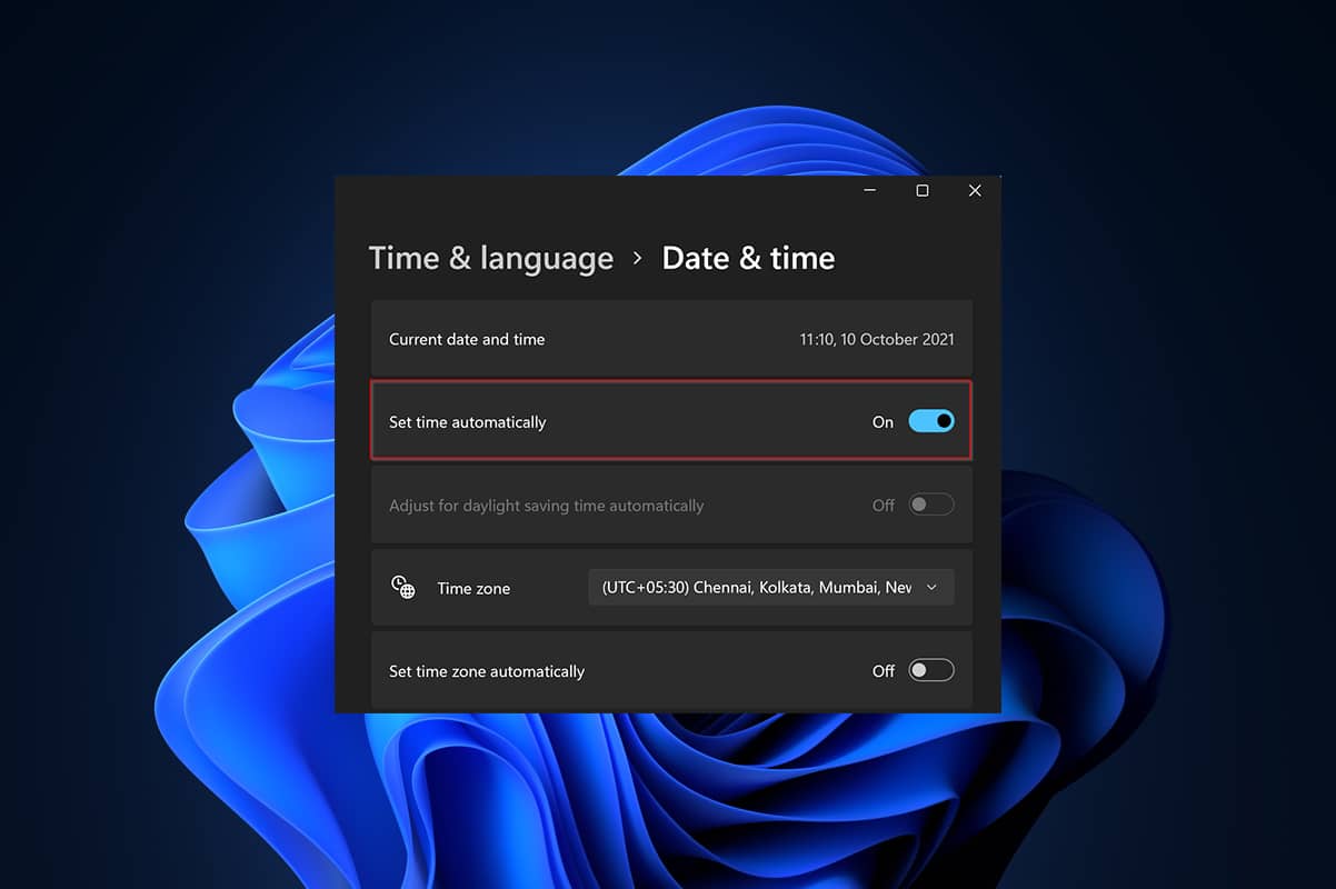 How to Sync Time in Windows 11