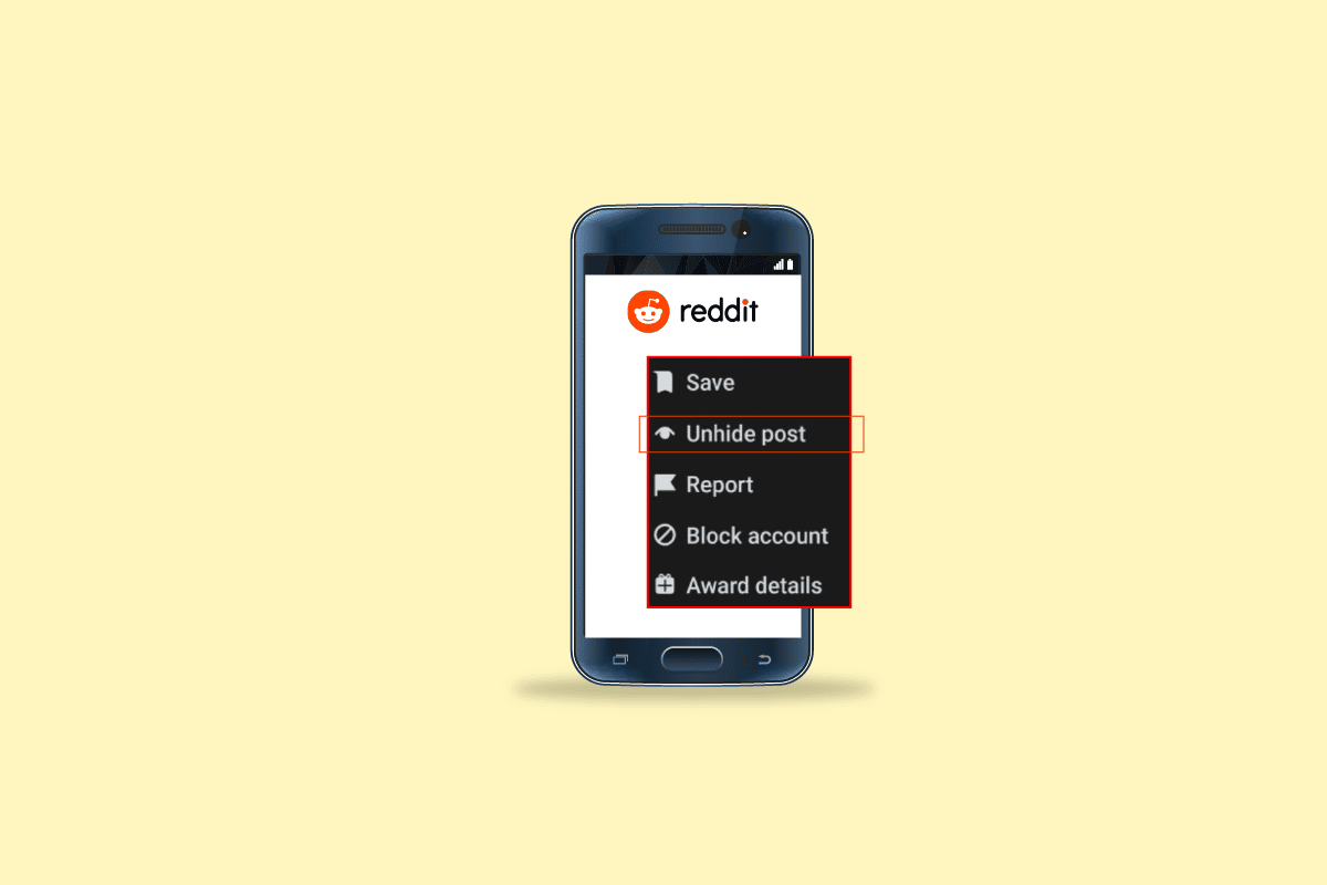How to Unhide Posts on Reddit on Android