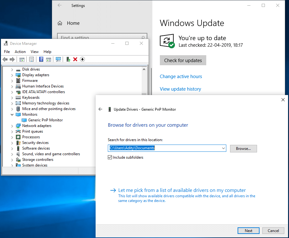 Cómo actualizar los controladores de dispositivos en Windows 10