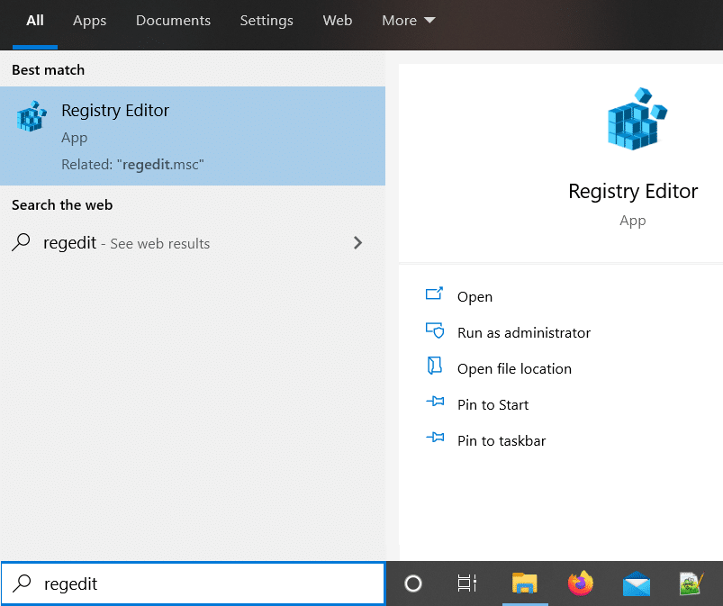How to access Registry Editor
