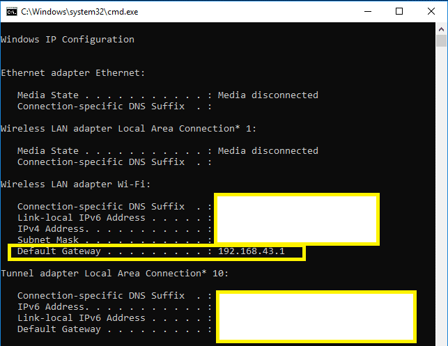 How to find the Router IP address on Windows 10 PC | Find My Router's IP Address?