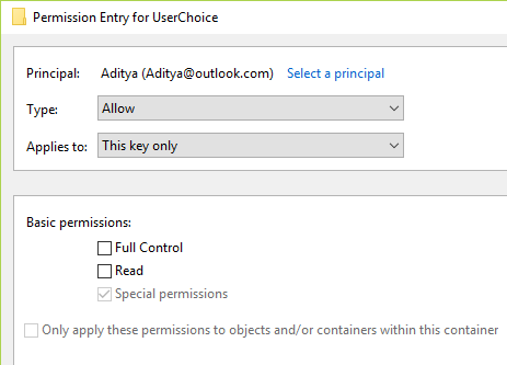 If the Local Account is not configured as above then double click on it and change the values according to the above configuration