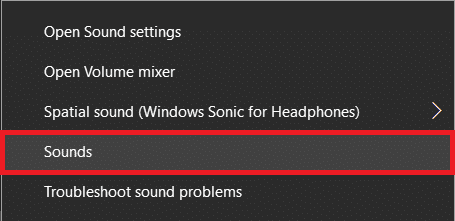 If the Recording Devices option is missing, click on Sounds instead.