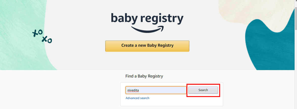 If you clicked the Baby Registry, the process is almost the same. | How to Find Someone’s Amazon Wish List?