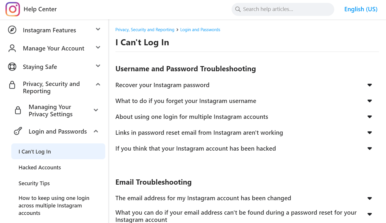 Instagram Help Center | How to Fix User Not Found on Instagram