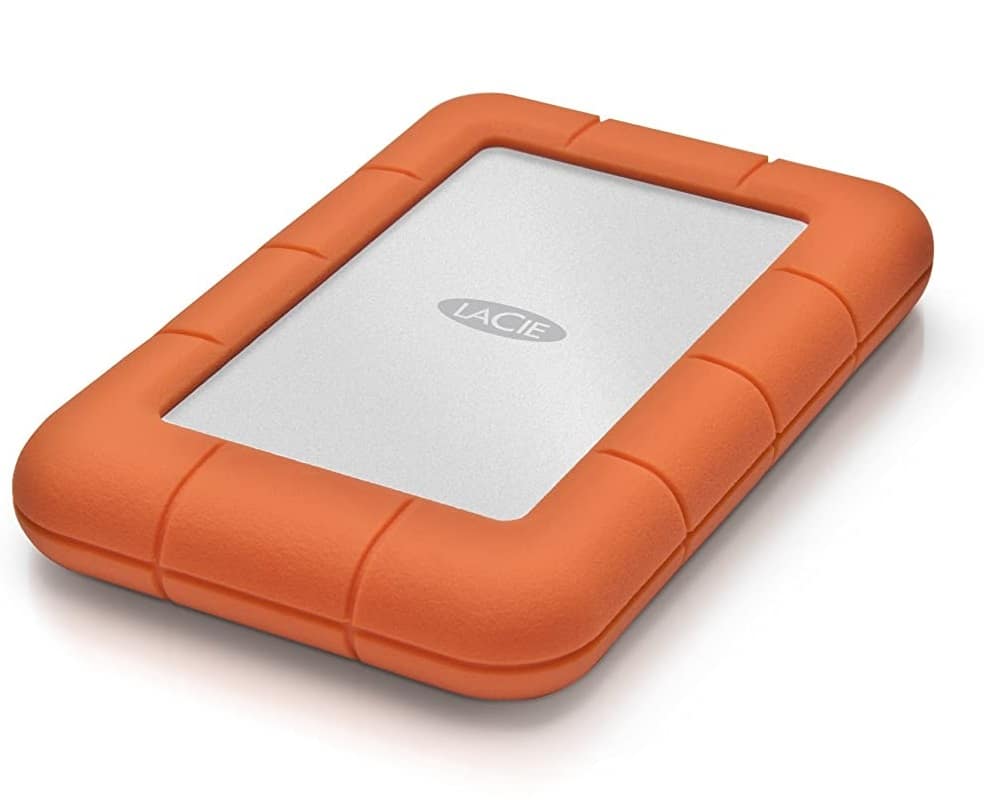 LaCie portable hard drive or hard disk