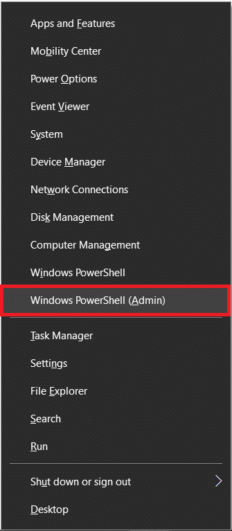 Launch PowerShell as admin by clicking on the search bar