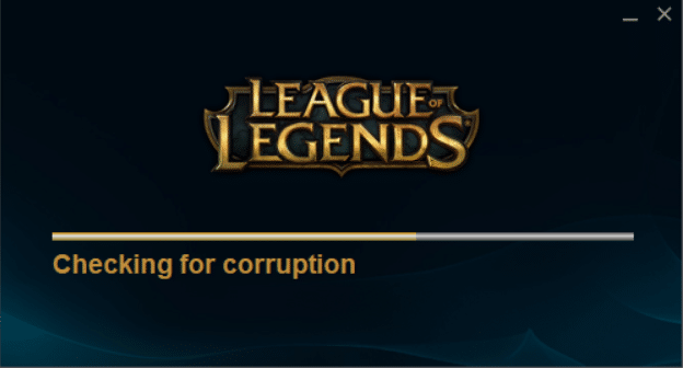 League of Legends checking for corruption
