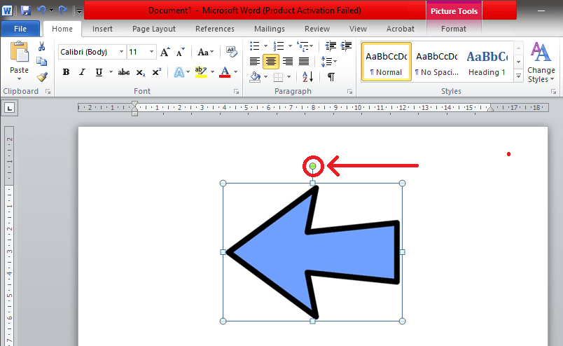 How to Rotate a Picture or Image in Word