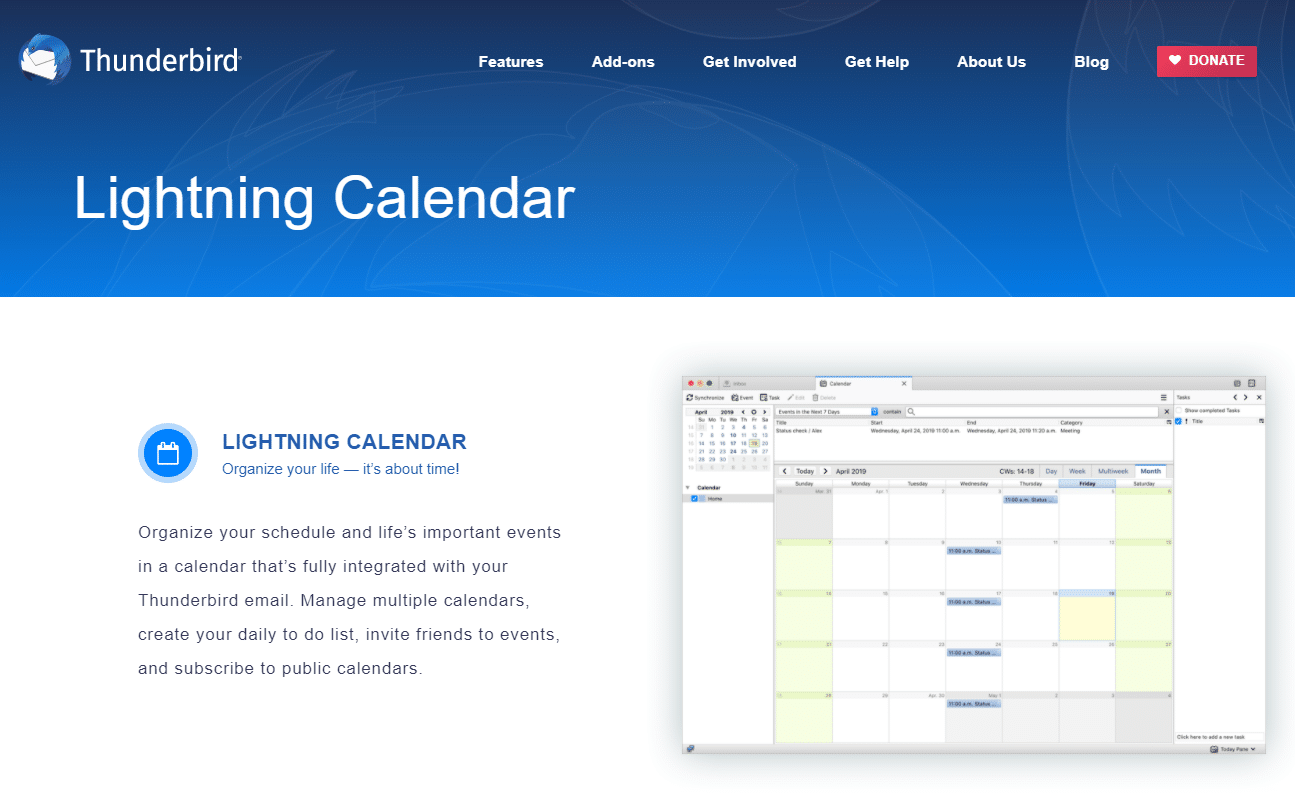 Молниеносный календарь Windows 11