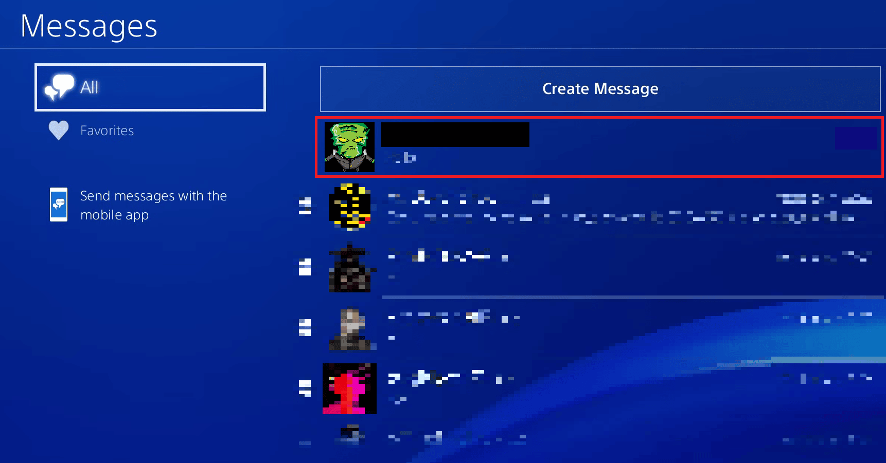 Locate and select the desired chat from which you want to delete the message(s)