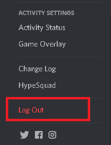 Log Out of Discord. not getting Discord notifications PC