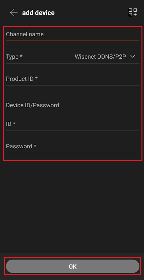  Manual - Channel name, Type, Product ID, Device ID, and Password - OK | reset your Wisenet DVR to factory settings