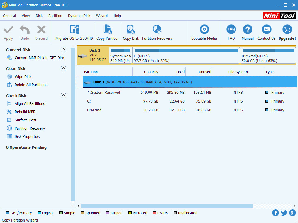 6 Free Disk Partition Software foar Windows 10