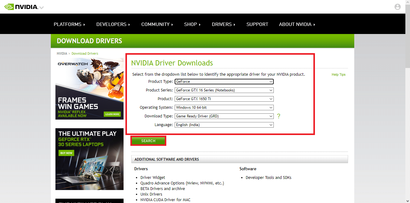 NVIDIA driver downloads
