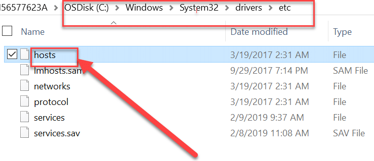 Navigate to C:/Windows/System32/drivers/etc/hosts