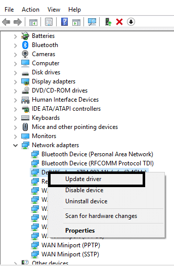 Need to choose Update driver option. This is another way to solve your mobile hotspot problem