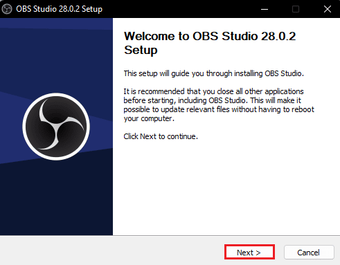 OBS Studio opstelling. Herstel installasiefout OBS in Windows 10