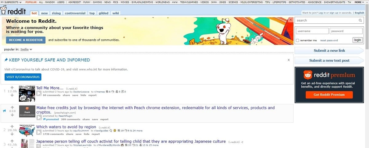 Older version of Reddit | How to block Subreddits from your r/all feed?