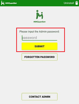 Open the MMGuardian app using the admin or parent password | How to Disable MMGuardian without Parents Knowing | hide the MMGuardian app