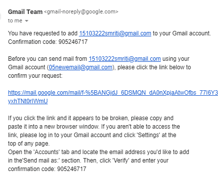 Open the verification email received and copy the verification code