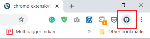 Open the webpage which earlier wasn't not loading, then click on the IE Tab icon from the toolbar