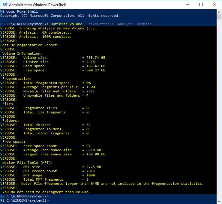 Optimize and Defragment Drives Using PowerShell | How to Optimize and Defragment Drives in Windows 10