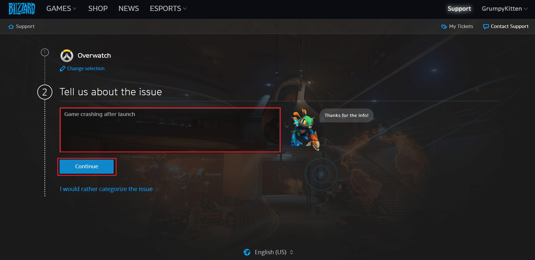 Overwatch official support page. How to Fix Overwatch Crashing