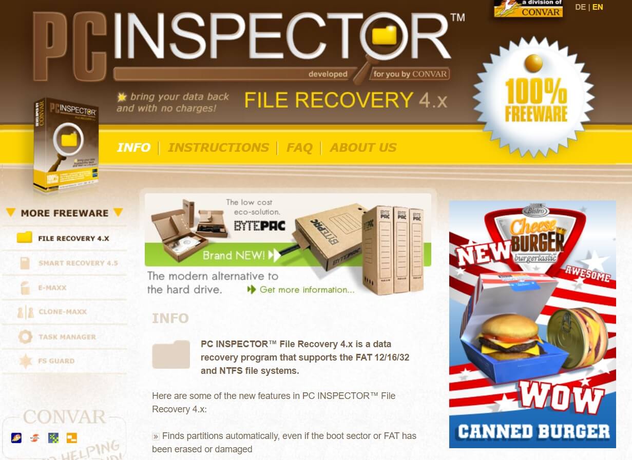 PC Inspekter Dateie Recovery
