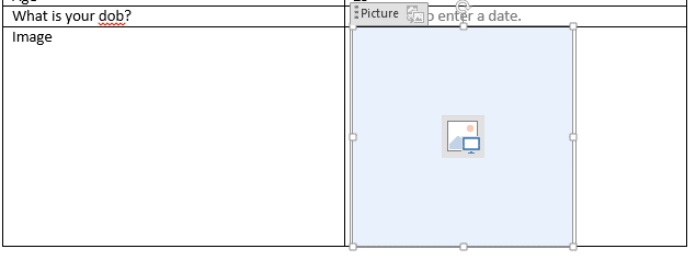 Picture Control in Microsoft Word