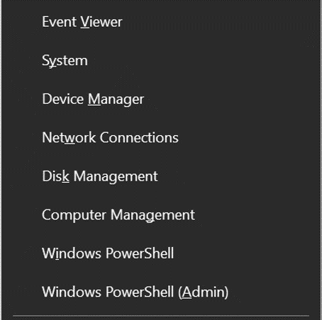Press Windows + X, then select Power Shell (admin). After that, a new Power shell window will appear as shown below.