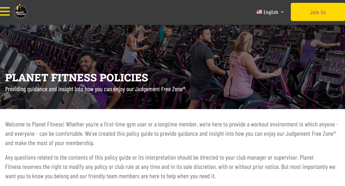 PF policy page
